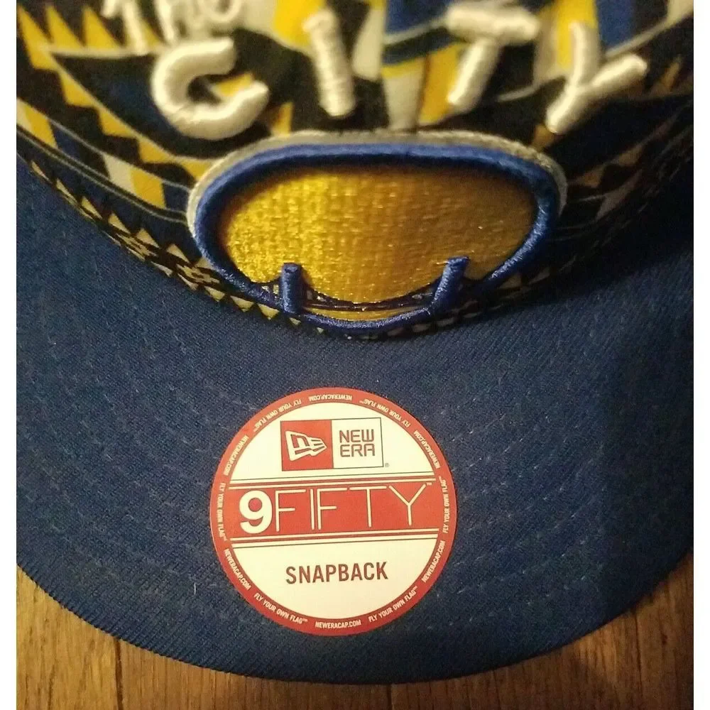 New Era Golden State Warriors 9Fifty The City NBA Snapback Hat Hardwood Classics